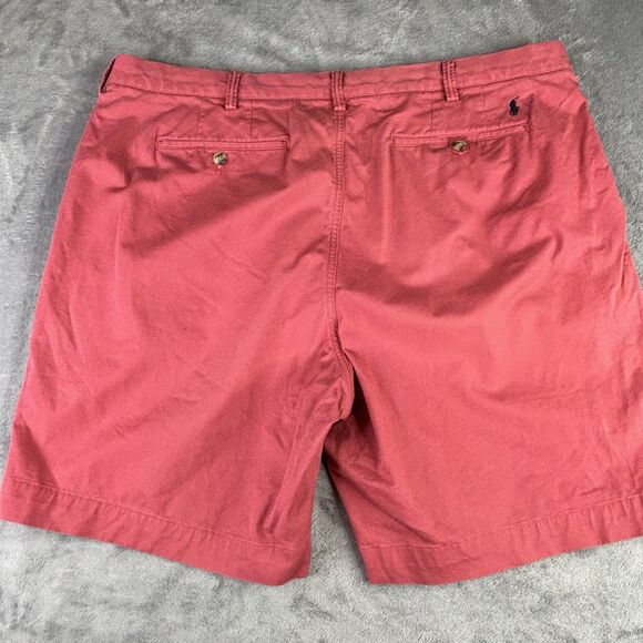 Polo Ralph Lauren Shorts Men 42 Nantucket Red Classic Fit 9" Stretch Twill Chino - Picture 2 of 12